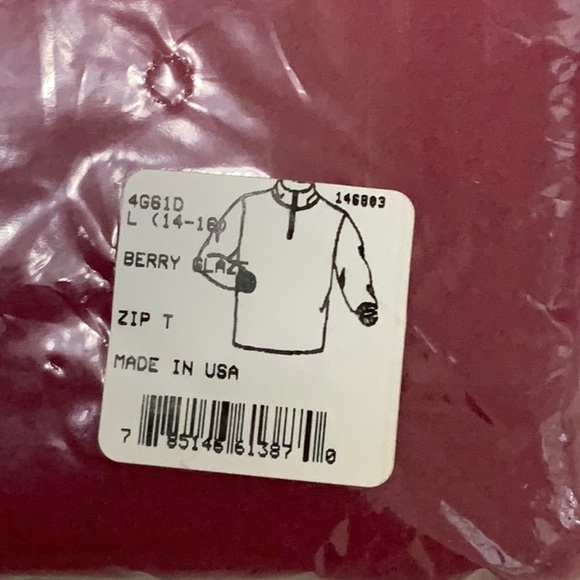 PolarMax BASELAYER QUATTRO FLEECE ZipMock top - Berry Glaze - Picture 6 of 13